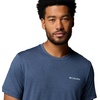 image:imageColumbia Mens Parsons Point Short Sleeve Back Graphic TeeCollegiate Navy HeatherLinear Peaks