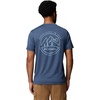 image:imageColumbia Mens Parsons Point Short Sleeve Back Graphic TeeCollegiate Navy HeatherLinear Peaks