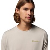 image:imageColumbia Mens Parsons Point Short Sleeve Back Graphic TeeDark Stone HeatherLinear Peaks