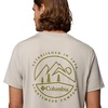 image:imageColumbia Mens Parsons Point Short Sleeve Back Graphic TeeDark Stone HeatherLinear Peaks