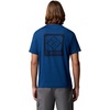 image:imageColumbia Mens Parsons Point Short Sleeve Back Graphic TeeMountain Blue HeatherAthletic Gem Badg