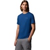 image:imageColumbia Mens Parsons Point Short Sleeve Back Graphic TeeMountain Blue HeatherAthletic Gem Badg
