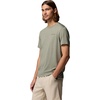 image:imageColumbia Mens Parsons Point Short Sleeve Back Graphic TeeStone Green HeatherAthletic Gem Badge