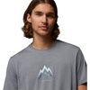 image:imageColumbia Mens Parsons Point Short Sleeve Graphic TeeCity Grey HeatherPointed Peaks