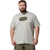 image:imageColumbia Mens Parsons Point Short Sleeve Graphic TeeDark Stone HeatherBadge Label