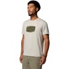 image:imageColumbia Mens Parsons Point Short Sleeve Graphic TeeDark Stone HeatherBadge Label