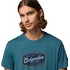 image:imageColumbia Mens Parsons Point Short Sleeve Graphic TeeEverblue HeatherBadge Label