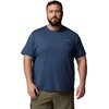 image:imageColumbia Mens Parsons Point Short Sleeve Logo TeeCollegiate NavyHeather