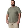 image:imageColumbia Mens Parsons Point Short Sleeve Logo TeeStone GreenHeather