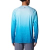 image:imageColumbia Mens Super Terminal Tackle PFG Super Fade Long SleeveOcean Blue TechcamoBathymetric Sf