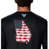 image:imageColumbia Mens Terminal Tackle PFG Statetriot Long SleeveBlackRed Spark Ga