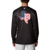 image:imageColumbia Mens Terminal Tackle PFG Statetriot Long SleeveBlackWhite Tx