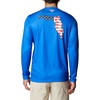 image:imageColumbia Mens Terminal Tackle PFG Statetriot Long SleeveBlue MacawWhite Fl