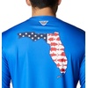 image:imageColumbia Mens Terminal Tackle PFG Statetriot Long SleeveBlue MacawWhite Fl