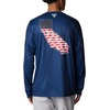 image:imageColumbia Mens Terminal Tackle PFG Statetriot Long SleeveCarbonWhite Ca