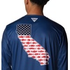 image:imageColumbia Mens Terminal Tackle PFG Statetriot Long SleeveCarbonWhite Ca
