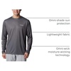 image:imageColumbia Mens Terminal Tackle PFG Statetriot Long SleeveCity GreyWhite Al