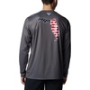 image:imageColumbia Mens Terminal Tackle PFG Statetriot Long SleeveCity GreyWhite Fl