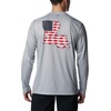 image:imageColumbia Mens Terminal Tackle PFG Statetriot Long SleeveCool GreyWhite La