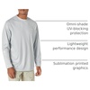 image:imageColumbia Mens Terminal Tackle PFG Statetriot Long SleeveCool GreyWhite Tx
