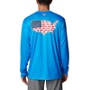 image:imageColumbia Mens Terminal Tackle PFG Statetriot Long SleeveHyper BlueWhite Usa