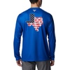 image:imageColumbia Mens Terminal Tackle PFG Statetriot Long SleeveVivid BlueWhite Tx