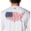 image:imageColumbia Mens Terminal Tackle PFG Statetriot Long SleeveWhiteCollegiate Navy Usa