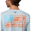 image:imageColumbia PFG Fish Flag II Short SleeveMarine Light Heather