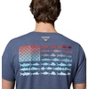 image:imageColumbia PFG Fish Flag II Short SleeveNocturnal Heather