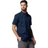 image:imageColumbia Rapid Rivers Printed Short Sleeve ShirtCollegiate Navy Deserted