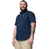 image:imageColumbia Rapid Rivers Printed Short Sleeve ShirtCollegiate Navy Deserted