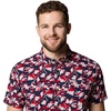 image:imageColumbia Rapid Rivers Printed Short Sleeve ShirtCollegiate Navy Vined