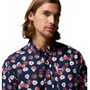 image:imageColumbia Rapid Rivers Printed Short Sleeve ShirtCollegiate NavyFloweret