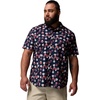 image:imageColumbia Rapid Rivers Printed Short Sleeve ShirtCollegiate NavyFloweret