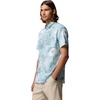 image:imageColumbia Rapid Rivers Printed Short Sleeve ShirtCrushed BlueFlowerblur