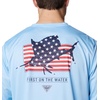 image:imageColumbia Terminal Tackle PFG Fins and Stripes Long SleeveSailFins  Stripes