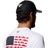 image:imageColumbia Unisex Collegiate PFG Mesh Snap Back Ball CapArk  Grill HeatherBlack