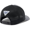 image:imageColumbia Unisex Collegiate PFG Mesh Snap Back Ball CapArk  Grill HeatherBlack