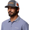 image:imageColumbia Unisex Collegiate PFG Mesh Snap Back Ball CapCle  Grill HeatherWhite
