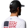image:imageColumbia Unisex Collegiate PFG Mesh Snap Back Ball CapUga  Grill HeatherBlack