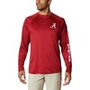 image:imageColumbia Mens CLG Terminal Tackle Ls ShirtAla  Red Velvet  White