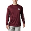 image:imageColumbia Mens CLG Terminal Tackle Ls ShirtTam  Deep Maroon  White