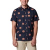 Aub - Collegiate Navy Logo Print