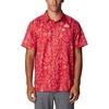Os - Intense Red Fish Fan Print