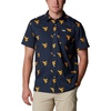 image:imageColumbia Mens Collegiate Super Slack Tide ShirtWv  Collegiate Navy Logo Print