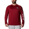 image:imageColumbia Mens Collegiate Terminal Tackle Long Sleeve ShirtSc  BeetWhite