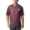 image:imageColumbia Mens Collegiate Terminal Tackle SS ShirtTam  Deep Maroon