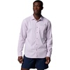image:imageColumbia Mens Harbor Peak Long Sleeve ShirtLavender Pearl Micro Gingham