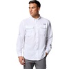 image:imageColumbia Mens PFG Blood and Guts V Long Sleeve ShirtWhite