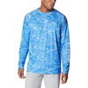 Harbor Blue Contour Fish Print